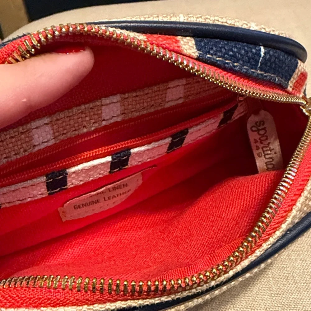 Spartina 449 Plaid Small Wristlet/Clutch